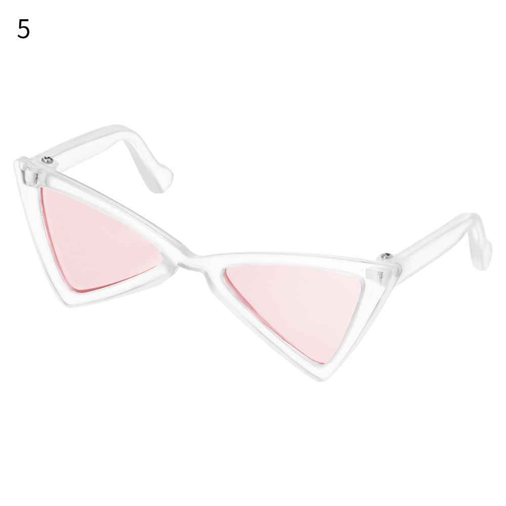 Doll Accessories Optionally Cools Triangle Frames Mirror Photograph Props Cat Glasses Pet Eyeglasses Dog Sunglasses