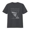 Unisex T-Shirt Kurzarm Mit Schematischem Druck Des Eurofighter Typhoon T-Shirt Lässig Thema Luftfahrt Flugzeug Vintage