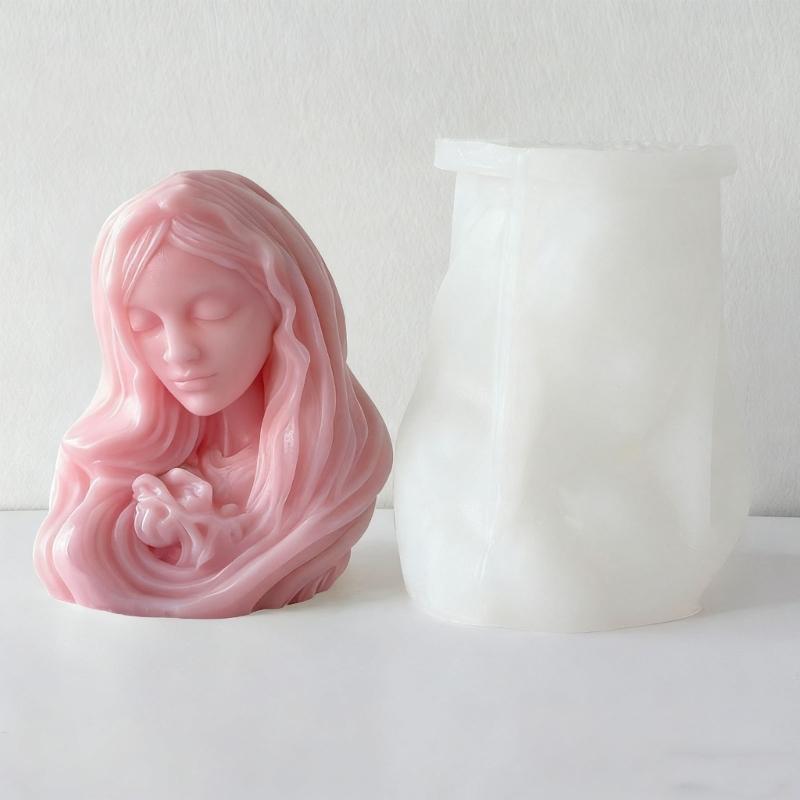 Multipurpose Silicone Mould for Portrait Relief Art Craft Cement Plasters Candle Making