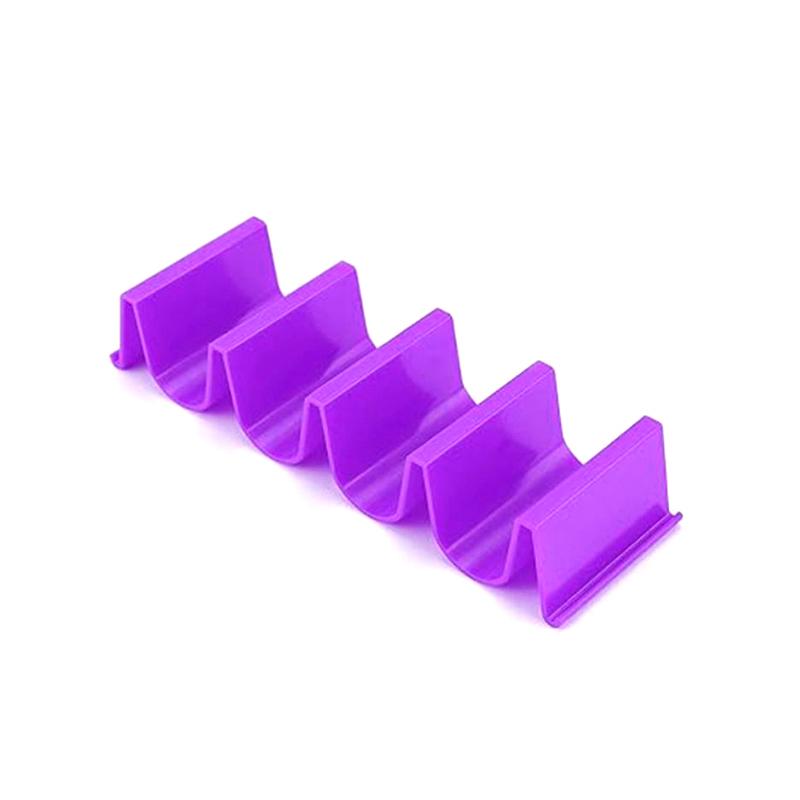 1/2/3pcs Taco Holders Colorful Mexican Food Hard Stand Holds Soft Shells Wave Shape Kitchen Tool Restaurant Pancake Shelf