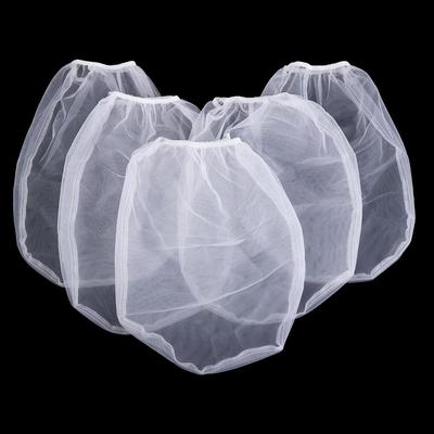 5Pcs 1/2/5 Gallon Paint Strainer Bags Top Opening Paint Tools Liquid Filter Bags Elastic Fine Mesh Paint Screen Net Painting