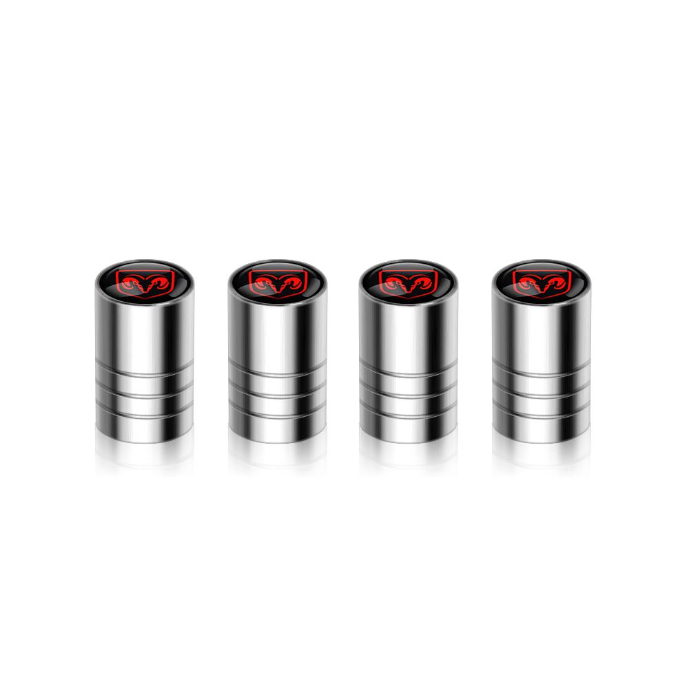 4Pcs Car Styling Wheel Tire Valve Cap Stem Cover Auto Accessories For Dodge Durango Charger Challenger Avenger Nitro Journey Ram U333