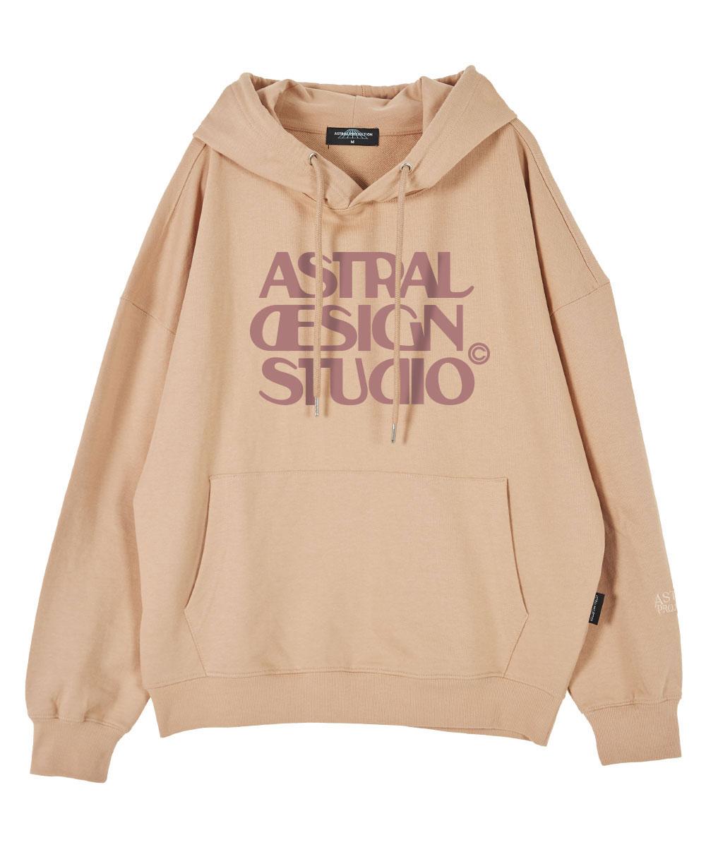 Astral Projection Astral Design Studio Oversized Drop Shoulder Hoodie_Peach L