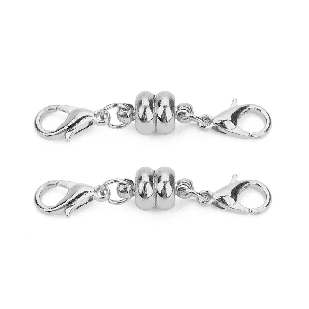 10pcs Copper Magnetic Clasps With Lobster Clasps Connectors For Jewelry Making DIY Necklaces Bracelets Clasp Hooks Accessories