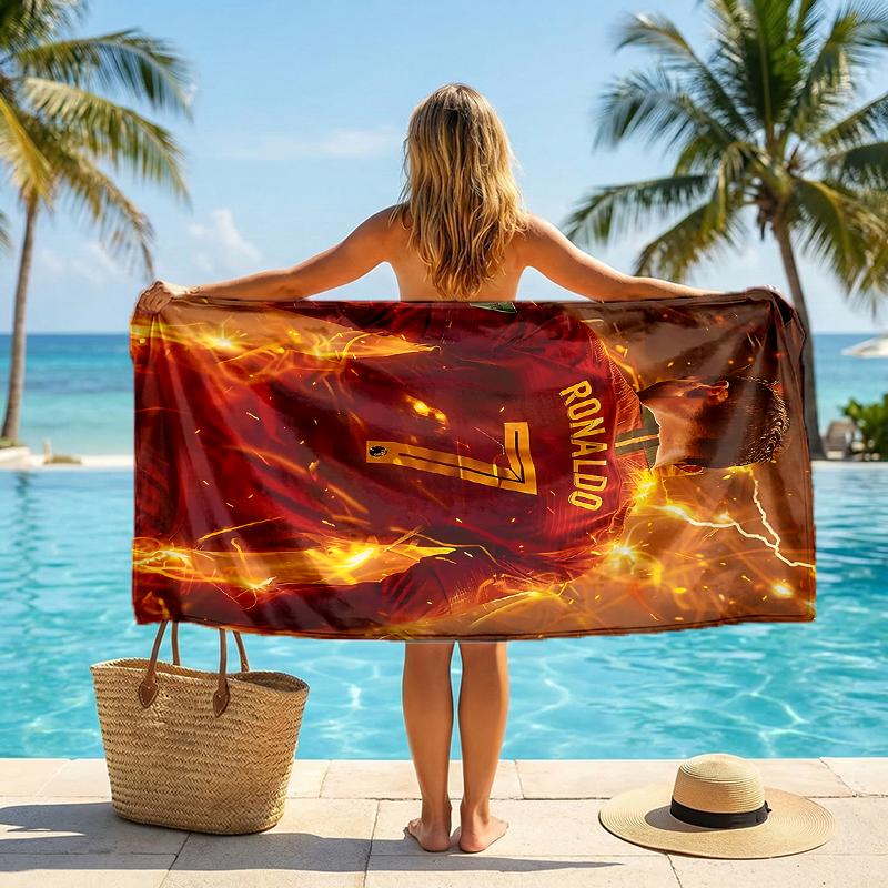 Crf Fashion Beach Towel: Ideal for Summer Adventures Soft, absorbent and quick drying suitable for swimming and bathing