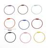2Pcs Steel Wire Spray Painted Keyring Ring For DIY Bracelet Jewelry Making Craft Accessories