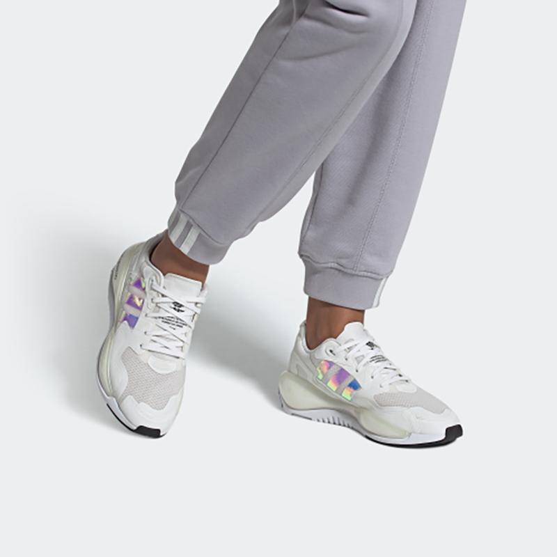 adidas Scarpe da Ginnastica da Donna Zx Alkyne Bianche Iridescenti FY3026