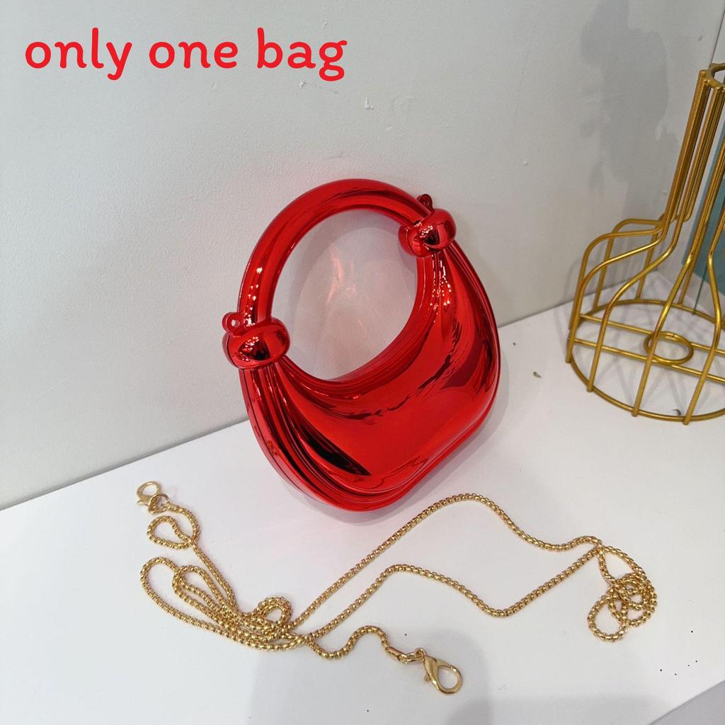 Mini Acrylic Shell Bag With Chain Strap For Daily Fashion And Kids