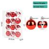 Painted Irregular Gourd Shape Christmas Tree Hanging Ornaments