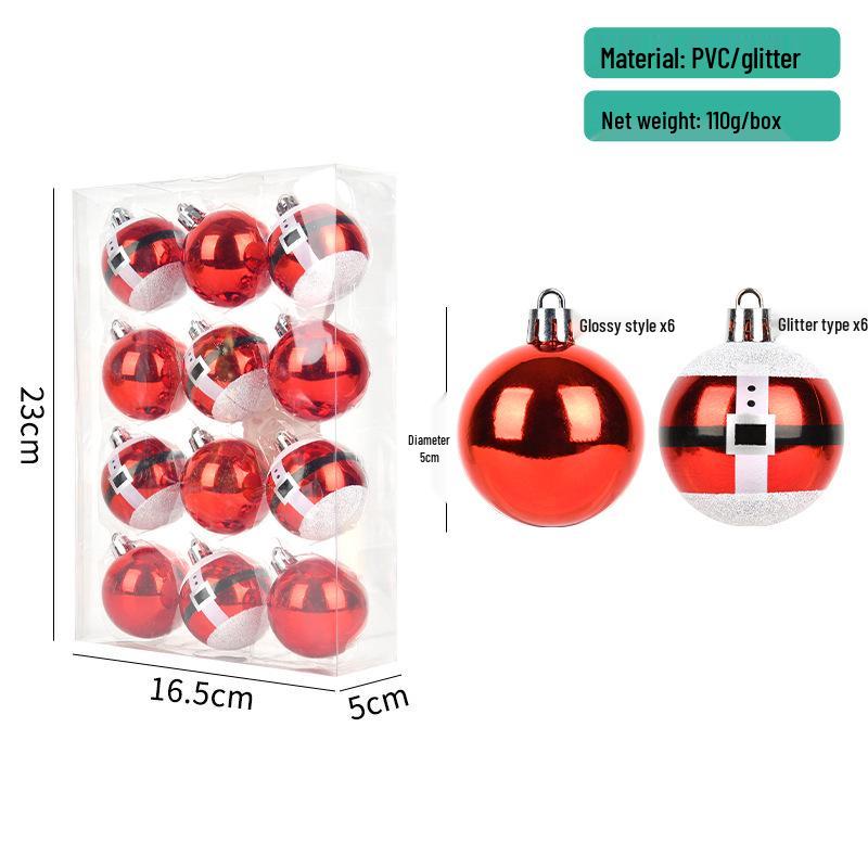Painted Irregular Gourd Shape Christmas Tree Hanging Ornaments
