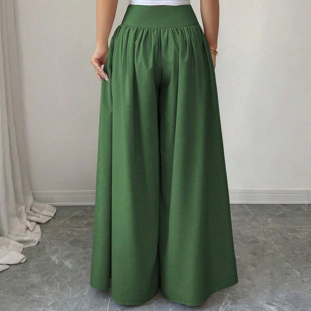 Women'S High-Waisted Wide-Leg Pants with a Loose And Flowing Silhouette, Perfect for Casual Attire And Easy to Match with Various Outfits