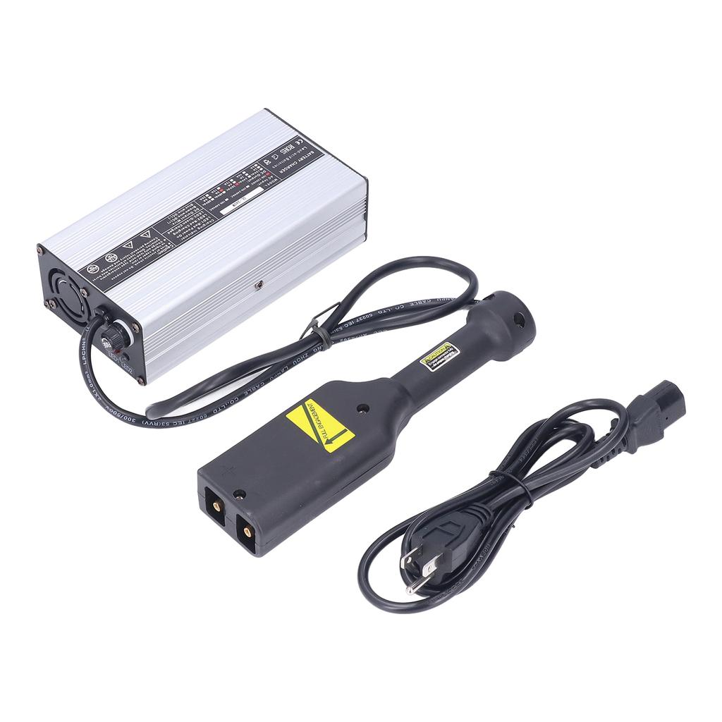 Club Car Battery Charger 36V 5A Silver Shell Aluminium   60HZ Replacement for Taylor Dunn