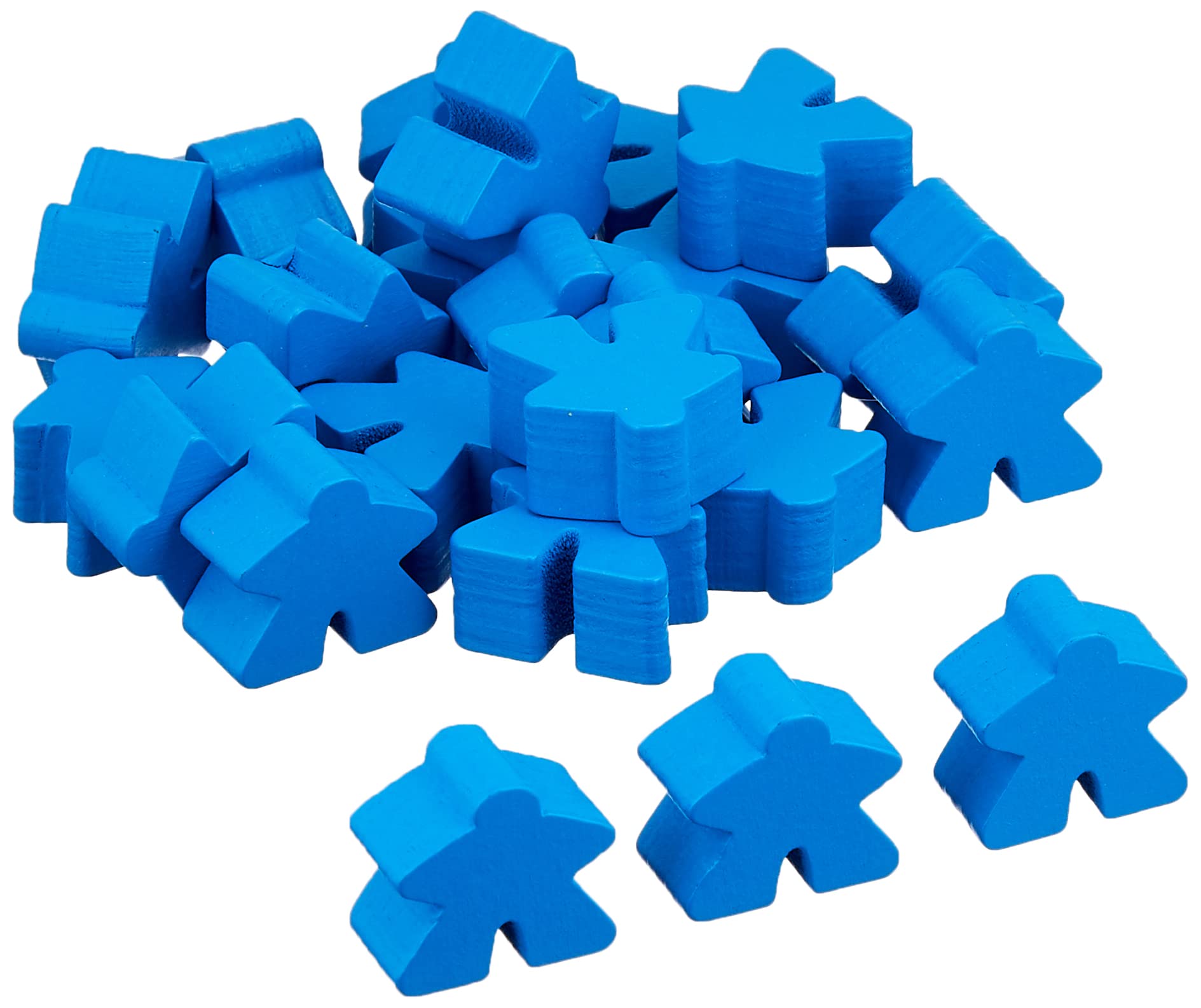 

Синие деревянные человекоподобные детали 75 (приблизительно. куски)