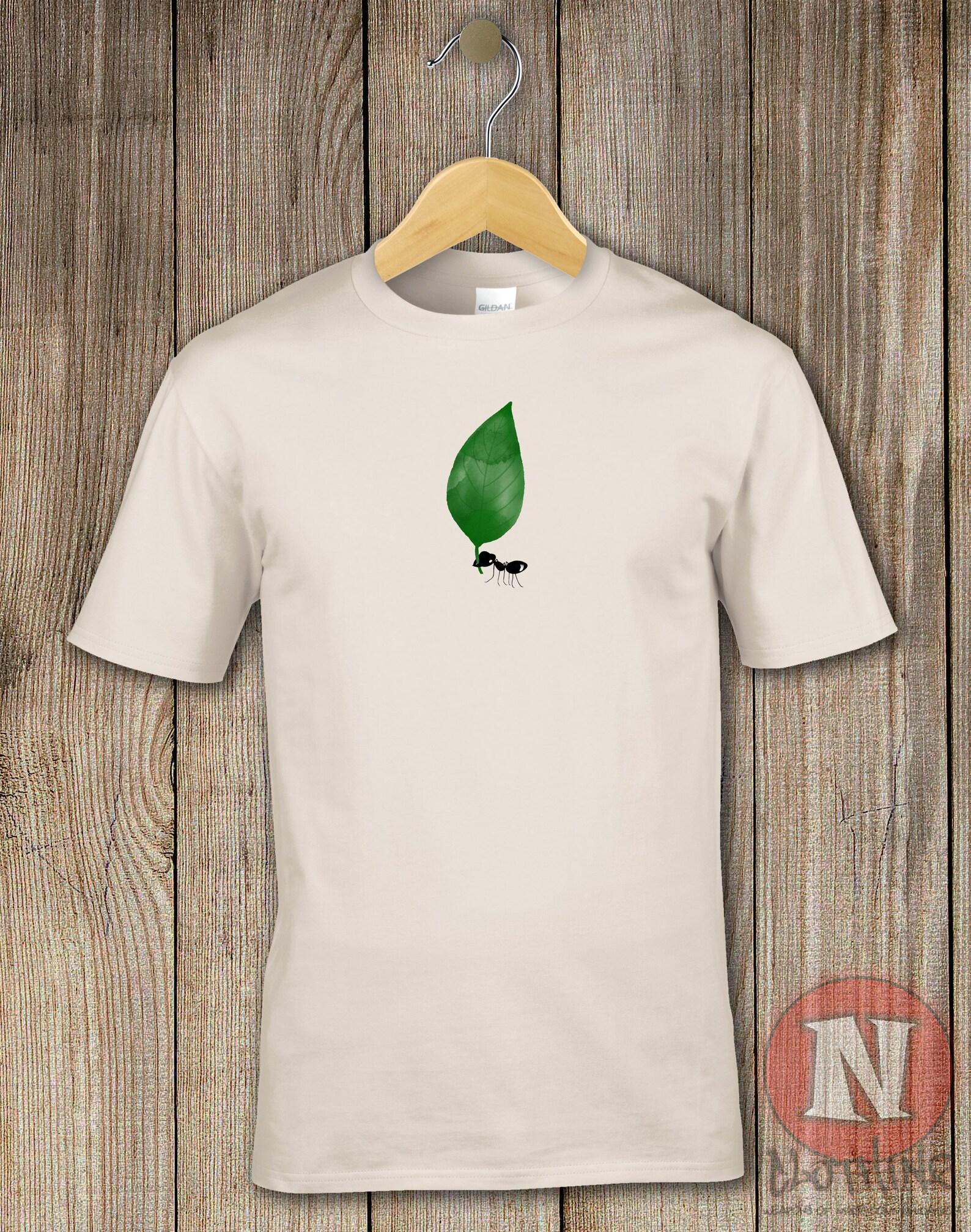 Ant graphic T-Shirt cute environmental nature printed T-Shirt tee. 2XL
