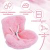 Car Seat for Dolls, Cute Safety Have a Seat with Soft Furry Cushion Pink Sofa Car Air Vents Clip Desktop Decor Chair To Display Doll Toy Ornaments
