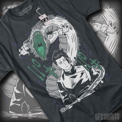 Jujutsu Kaisen Shirt Suguru Geto Anime Manga Graphic Design T-Shirt