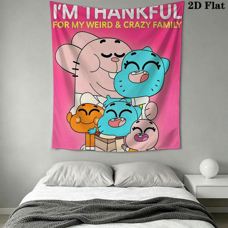 Gumball A Wall Hanging Printed Fabric Blanket Decorative Tapestries for Bedroom Living Room Home Decor