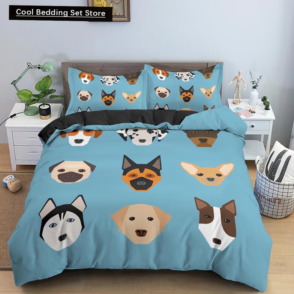 Comforter Cartoon Animals King Queen Lion Giraffe Crocodile Bedding Set For Kids Boys Wildlife 2/3Pcs Polyester