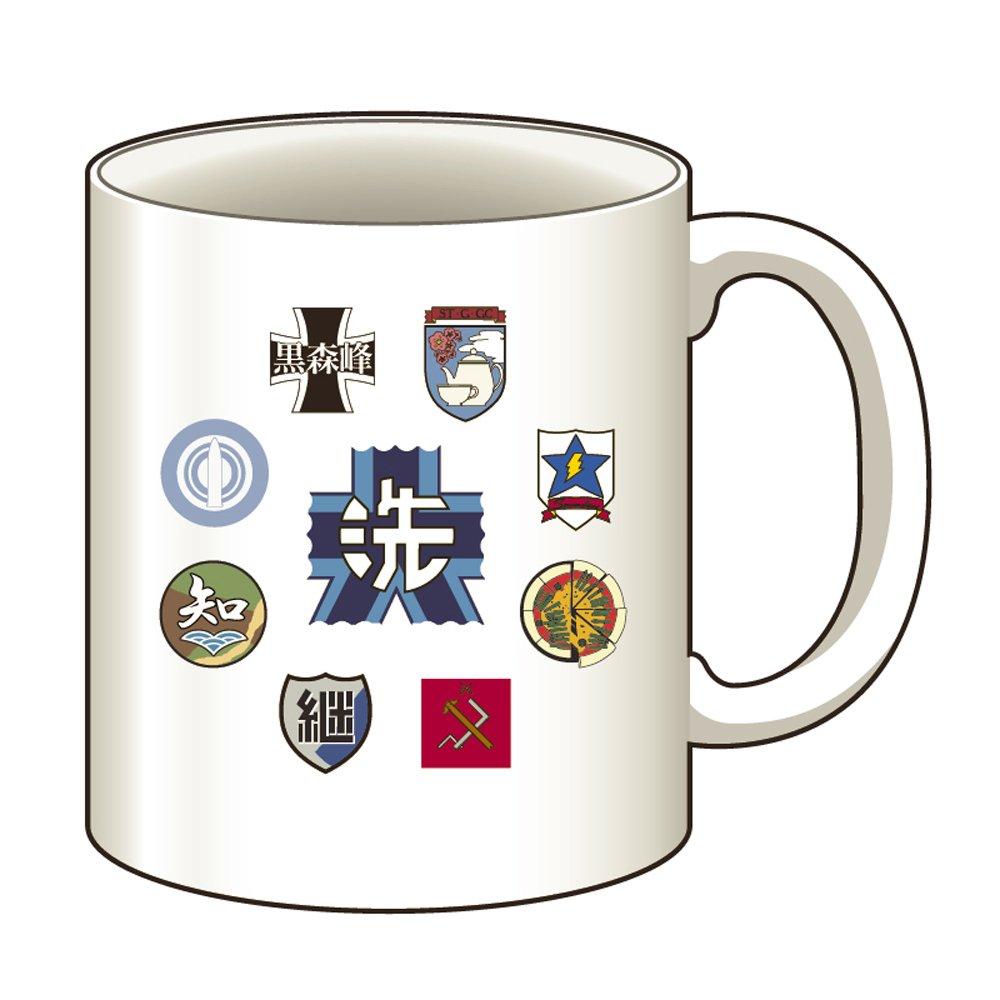 PLATZ Girls & Panzer the Movie Rival School Mug Character Goods Mug GPG-84