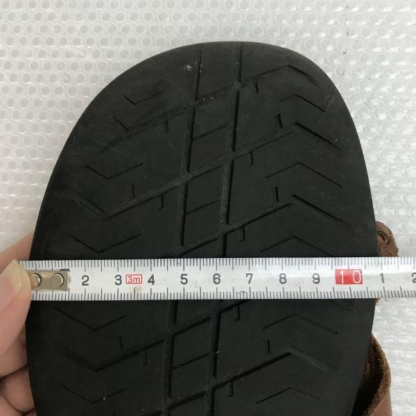 ZEUS Ledersandalen 41 25.5-26.5 braun flach Italien(GEBRAUCHT)