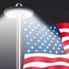 26 LED Solar Flagpole Light Solar Powered National Flag Light IP55 Waterproof Outdoor Flag Pole Lamp Light Up American Flag from Dusk to Dawn