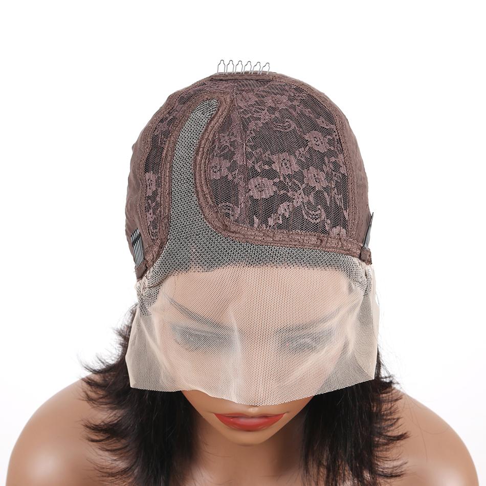 

Прямой парик боб с косточкой, кружевные передние человеческие волосы, парики для женщин, короткий парик боб, боковая часть, кружевные передние бразильские человеческие волосы 180% 8inches&180%