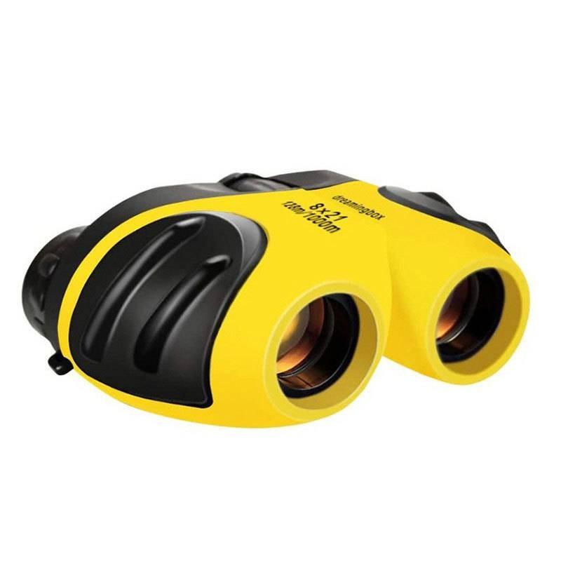

Mini Binoculars Foldable Portable High Power Night Child Outdoor Goods жовтий
