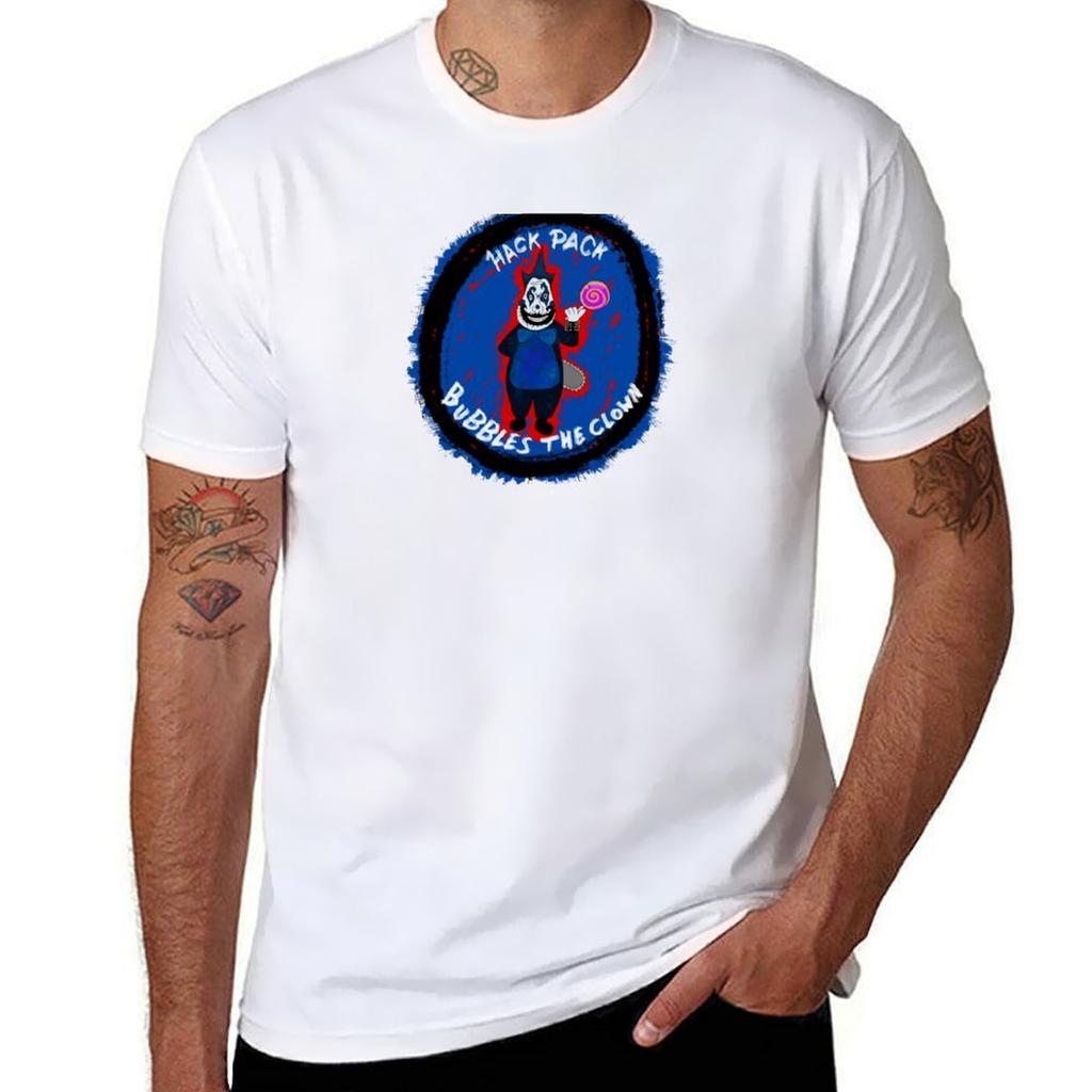 Hack Pack Bubbles the Clown TShirt Water Resistant Casual TShirt