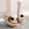 Breathable Flip-Flops Slipper Shoes Sandals Beach Wedges Women Home Fashion Women's Slipper House Flip Flops for Women Washable