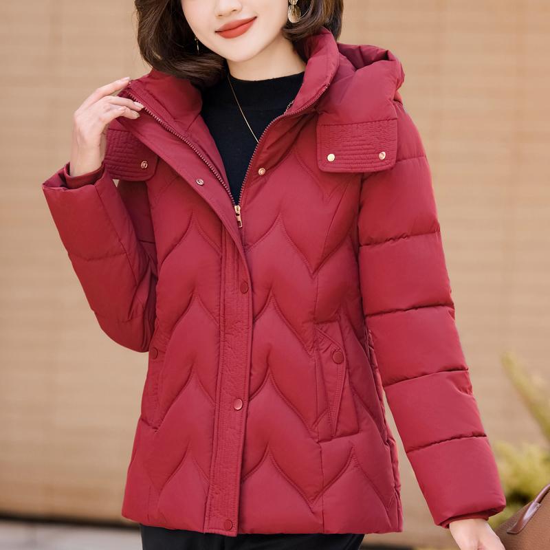 Dámské zimní kabáty s kapucí, ležérní, silné, teplé, krátké parky, dámské bundy