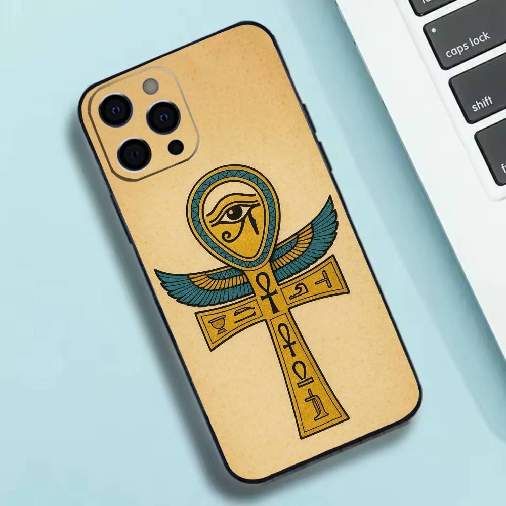 Egyptian Eye Of Horus Phone Case Silicone Soft For IPhone 17 16 15 14 13 12 11 X XR Plus Pro Max Plus
