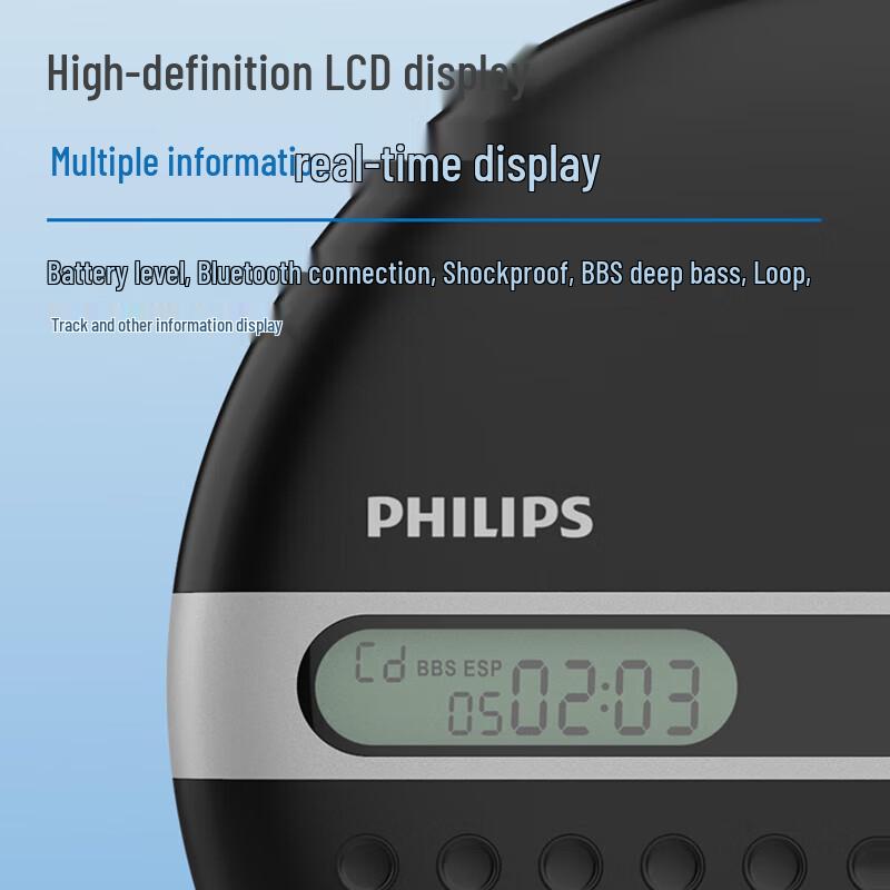 Philips Portable Hi-Fi CD Player with Bluetooth - EXP2368