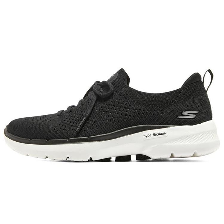 (WMNS) Skechers Go Walk 6 Black White Women s 894117-BLK EU 35