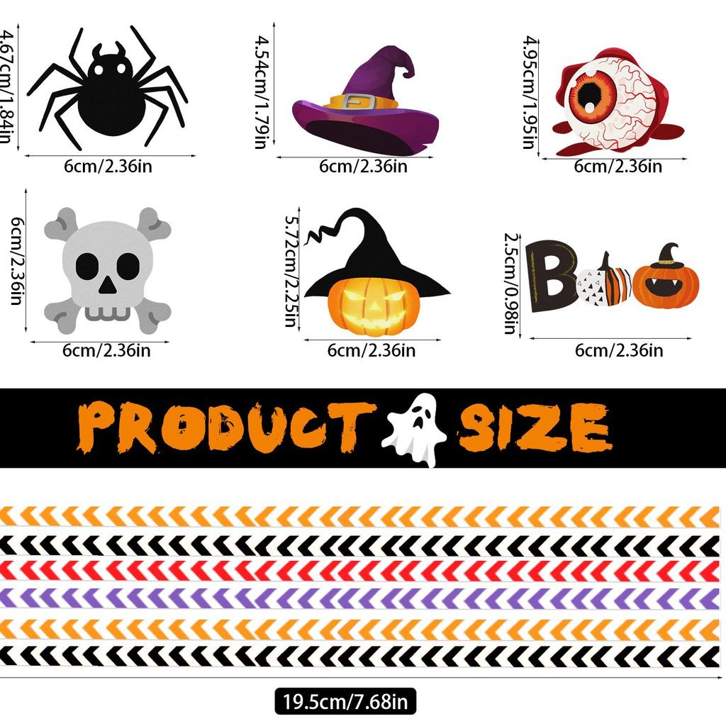 Halloween Straws, Party Decorations, 24pcs, Skeleton Spiders, Water Cup Beverage Decorations, Disposable Straws