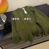 Autumn wear is popular today, beautiful tops, lazy retro design, niche age-reducing sweaters for women