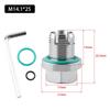 M10.4 / M12.1 / M14.1 / M16.1 / M18.1 Oil Drain Plug Oversize Piggyback Self Tapping Oil Pan Thread Repair Kit Silver