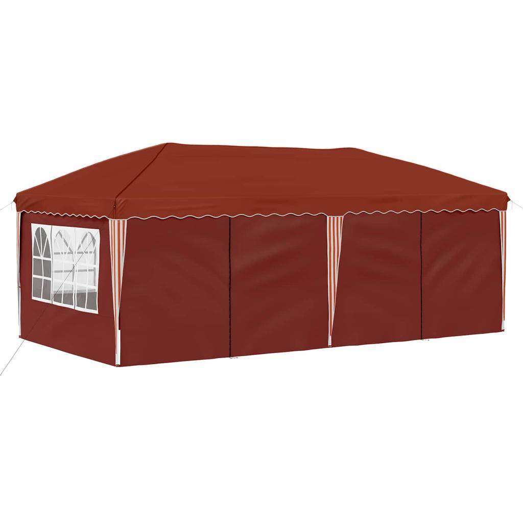 Pop Up Party Tent 575 X 288 X 245 Cm Terracotta