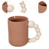 -Cup Drinks with Handle Milk Tea Water Cup for Café Birth Gifts