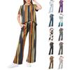 Girls' 2-Piece Set - Short Sleeve Tee & Wide Leg Pants