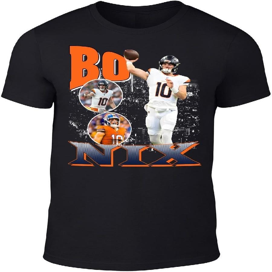 Denver Football Team Nix Bootleg Style Throwback Style T-Shirt Men s Adult XXXXXL чёрный