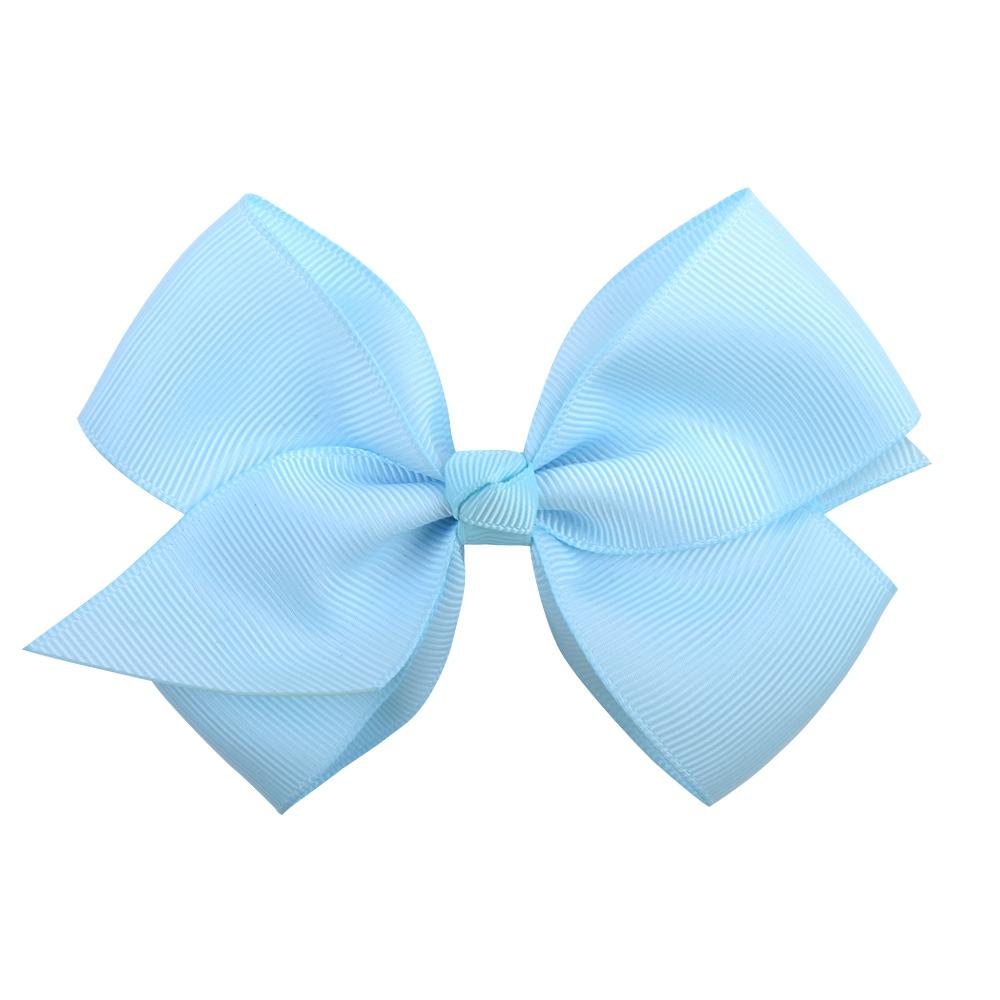 1pcs 4.5 Inches Sweet Candy Color Hair Bows With Clip Kids Girls Boutique Handmade Hair Clip Hairgrips Hair Accessories