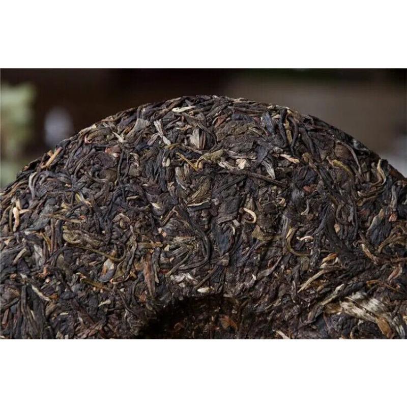 357g Old Puer Bulang Old Tree Yunnan Unfermented Pu'er Tea Raw Puer Cake