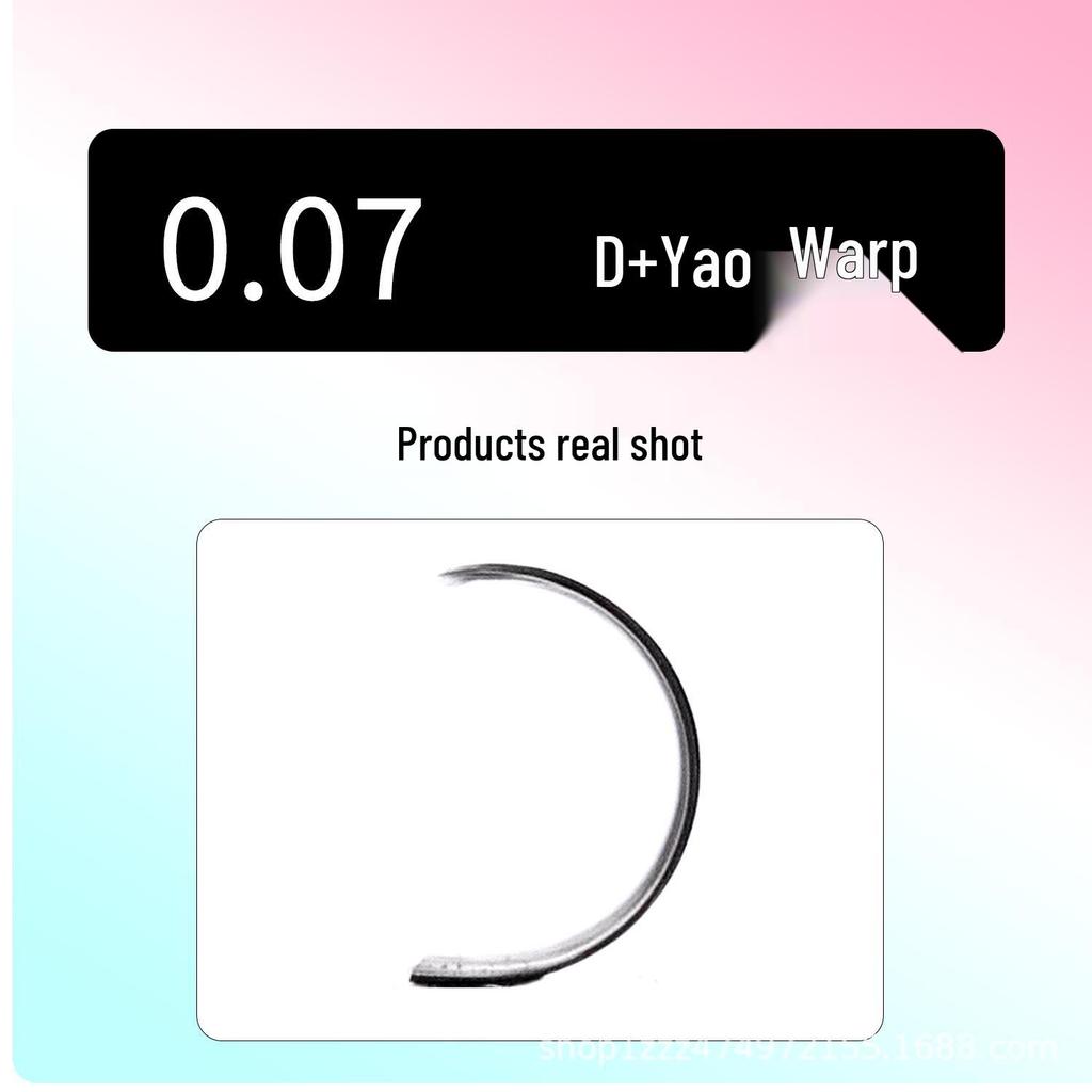 0.07yy Y-Shaped Soft Natural Individual Eyelash Extensions with Money Back Guarantee