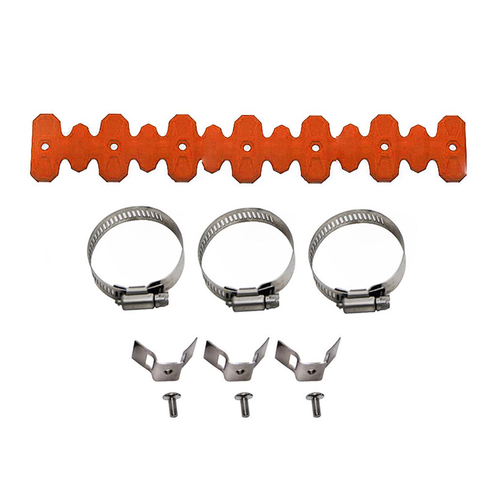 Exhaust Insulation Muffler Cover Motorcycle Flexible Exhaust Heat Shield Motorbikes Head Pipe Guard for 4-stroke Bikes