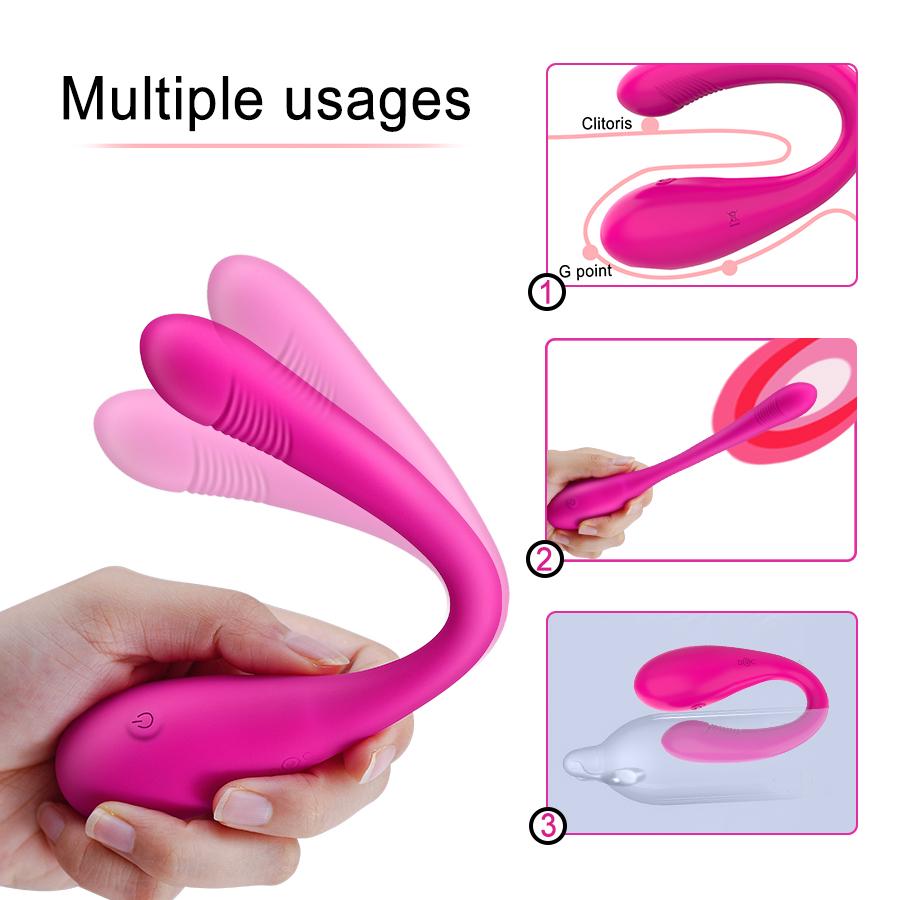 Wireless Remote Control Panties Vibrator U-shaped Adult Toys Clitoris Stimulator Female Masturbator