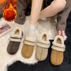 Женские мягкие эластичные зимние теплые зимние холодные утепленные сноубутсы на толстой подошве, нескользящие, износостойкие, для активного отдыха на открытом воздухе, спортивные лоферы, хлопковая обувь