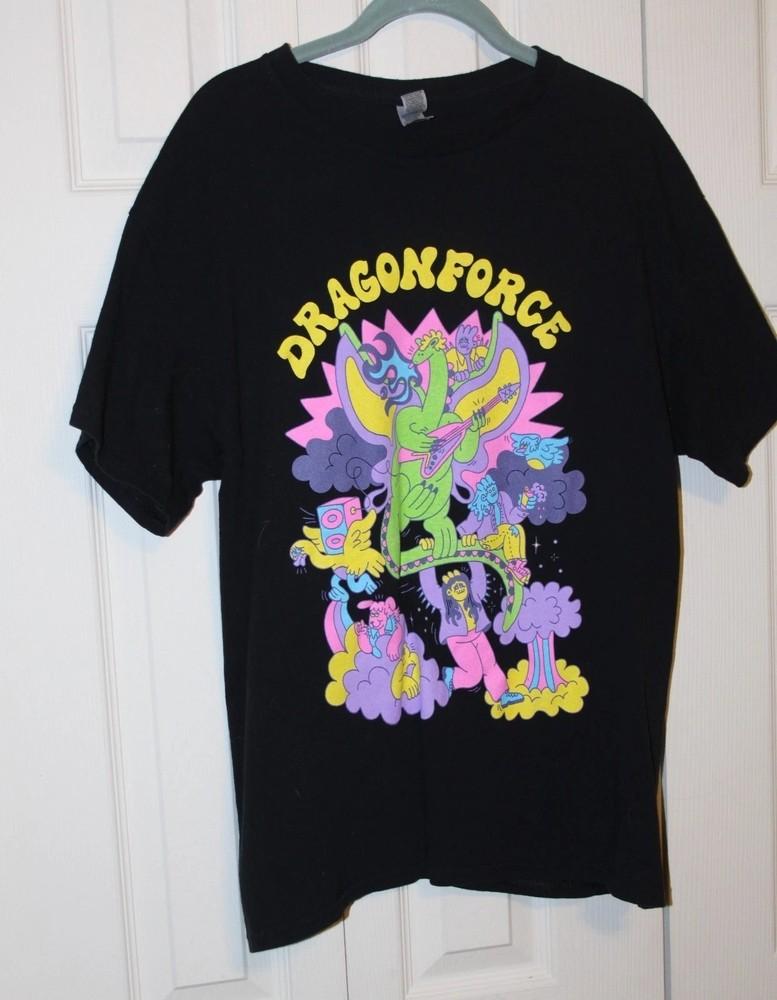 Hot DragonForce Rock Music Band Gift For Fans S to 5XL Shirt TU441 Unisex T-Shirt M