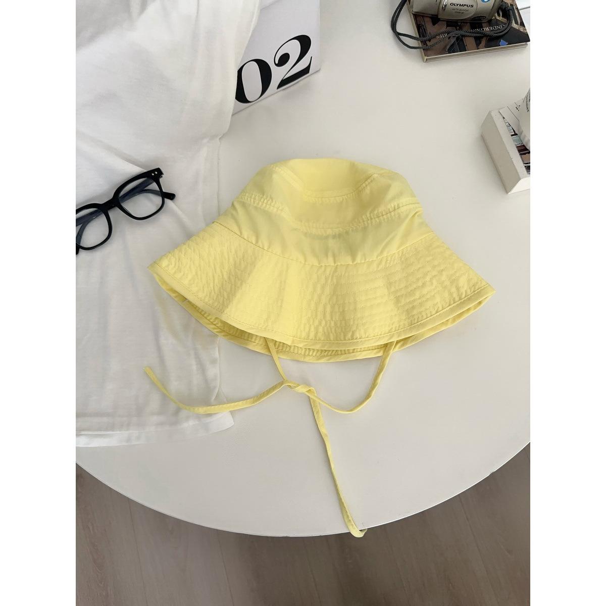 

Korean Bucket Hat Women - UPF50+ Wide Brim Sun Hat for Face Slimming, Lightweight Spring Summer Fishing Cap Outdoor 54-58cm