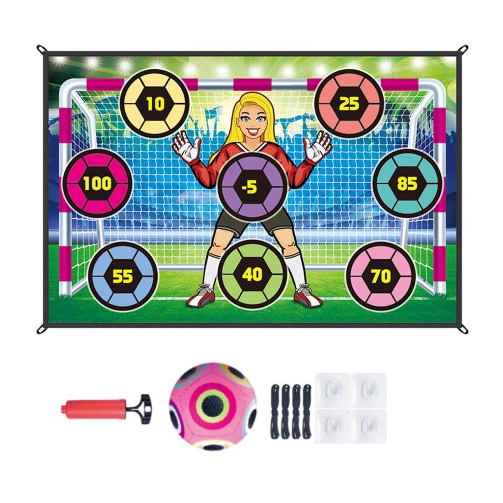 Children Soccer Skills Trainer Mat with ABS Rings for Youth Sports Activities