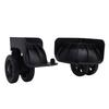 1 Pair Luggage Suitcase Wheel Quiet Shock Absorption Hard Wearing Universal Trunk Wheel for Replacement